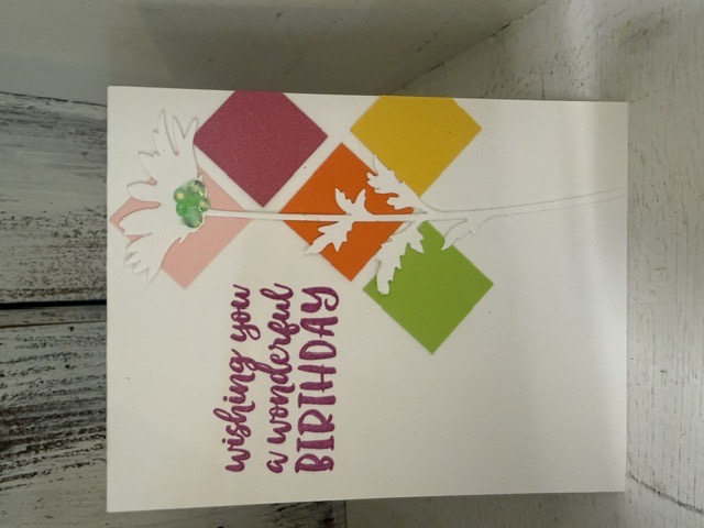 May Blooms card example